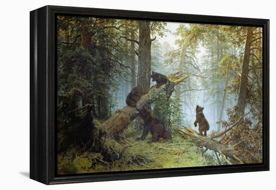 Morning in a Pine Forest, 1889-Iwan Iwanowitsch Schischkin-Framed Premier Image Canvas