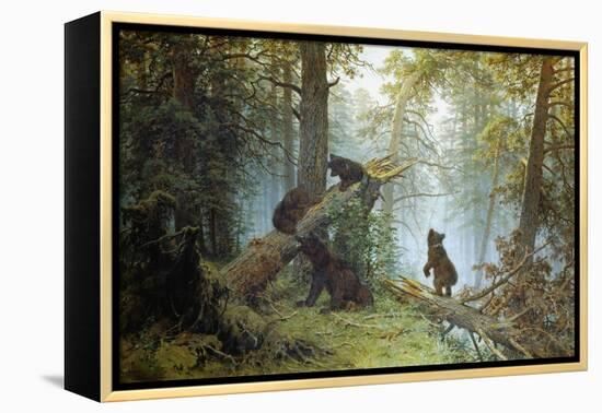 Morning in a Pine Forest, 1889-Iwan Iwanowitsch Schischkin-Framed Premier Image Canvas