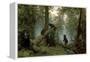 Morning in a Pine Forest-Ivan Ivanovitch Shishkin-Framed Stretched Canvas