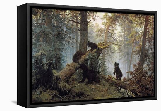 Morning in a Pinewood, 1889-Ivan Shishkin-Framed Premier Image Canvas