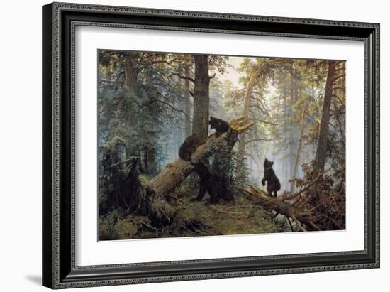 Morning in a Pinewood, 1889-Ivan Shishkin-Framed Giclee Print