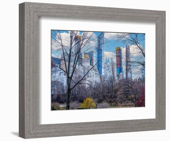 Morning in Central Park-Marco Carmassi-Framed Photographic Print