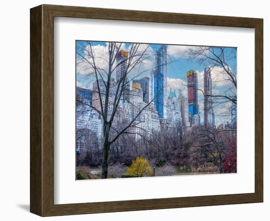 Morning in Central Park-Marco Carmassi-Framed Photographic Print