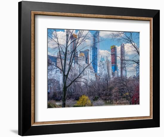 Morning in Central Park-Marco Carmassi-Framed Photographic Print