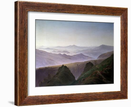 Morning in the Mountains, before 1823-Caspar David Friedrich-Framed Giclee Print