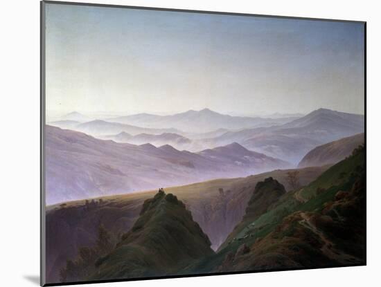 Morning in the Mountains, before 1823-Caspar David Friedrich-Mounted Giclee Print