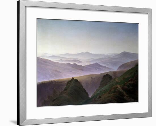 Morning in the Mountains, before 1823-Caspar David Friedrich-Framed Giclee Print
