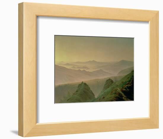 Morning in the Mountains-Caspar David Friedrich-Framed Premium Giclee Print