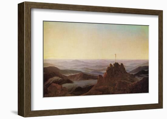 Morning in the Riesengebirge-Caspar David Friedrich-Framed Giclee Print