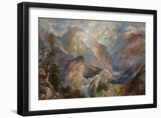 Morning in the Sierras, Nevada. 1910-Thomas Moran-Framed Giclee Print