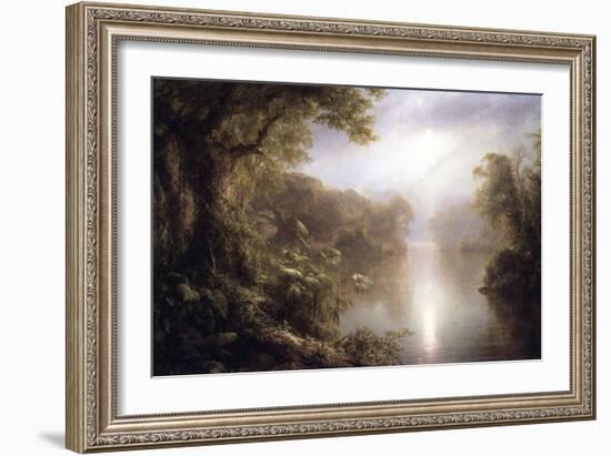 Morning in the Tropics-Frederic Edwin Church-Framed Art Print