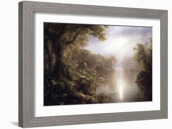 Morning in the Tropics-Frederic Edwin Church-Framed Art Print