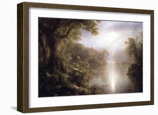 Morning in the Tropics-Frederic Edwin Church-Framed Art Print