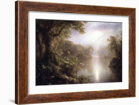 Morning in the Tropics-Frederic Edwin Church-Framed Art Print