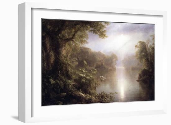 Morning in the Tropics-Frederic Edwin Church-Framed Art Print