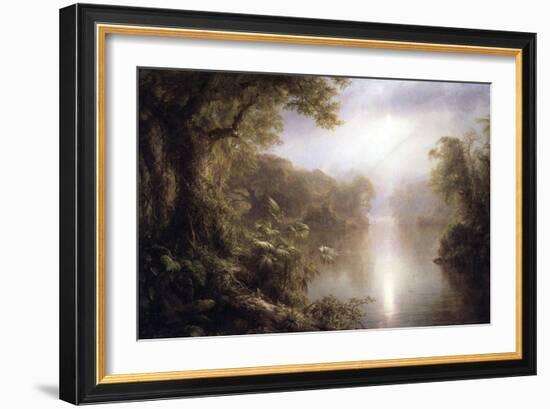 Morning in the Tropics-Frederic Edwin Church-Framed Art Print