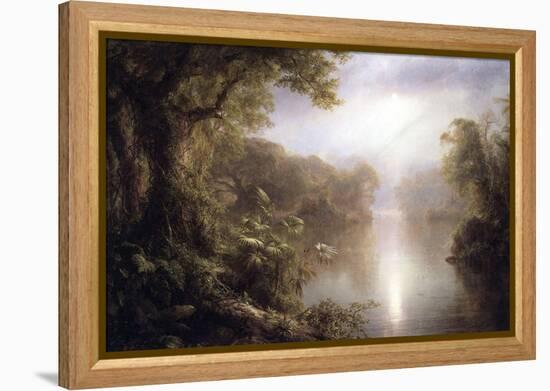 Morning in the Tropics-Frederic Edwin Church-Framed Stretched Canvas