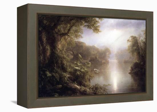 Morning in the Tropics-Frederic Edwin Church-Framed Stretched Canvas