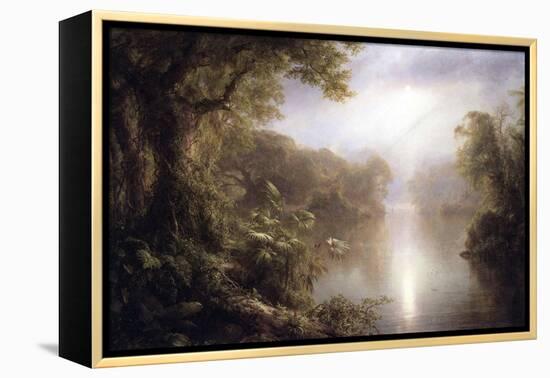 Morning in the Tropics-Frederic Edwin Church-Framed Stretched Canvas