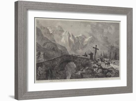 Morning in the Viescher Thal, Going Up to the High Pasturage-Harry John Johnson-Framed Giclee Print