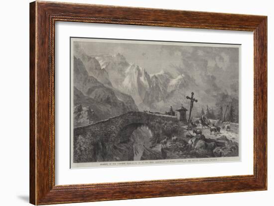 Morning in the Viescher Thal, Going Up to the High Pasturage-Harry John Johnson-Framed Giclee Print