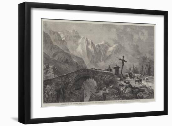 Morning in the Viescher Thal, Going Up to the High Pasturage-Harry John Johnson-Framed Giclee Print