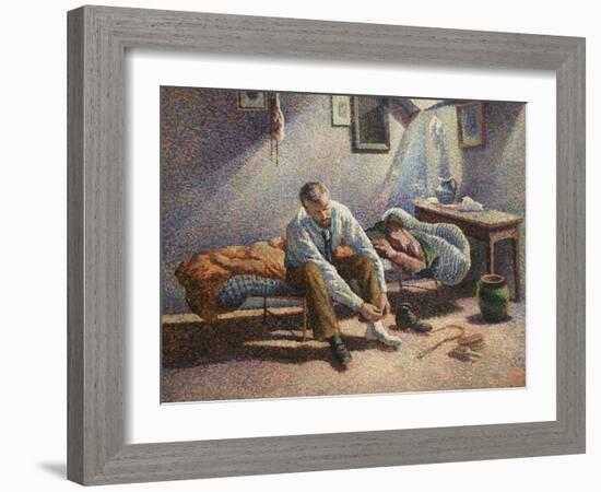 Morning Interior-Maximillian Luce-Framed Art Print