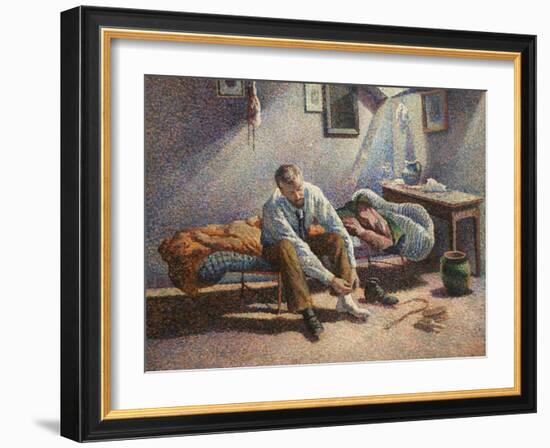 Morning Interior-Maximillian Luce-Framed Art Print