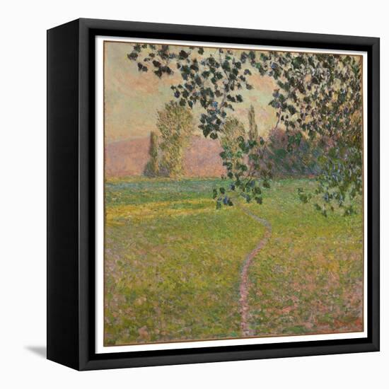 Morning Landscape, 1888 (Oil on Canvas)-Claude Monet-Framed Premier Image Canvas