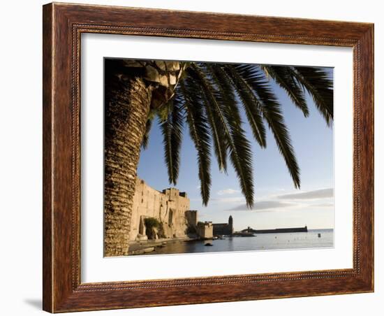 Morning Light, Eglise Notre-Dame-Des-Anges, Collioure, Pyrenees-Orientales, Languedoc, France-Martin Child-Framed Photographic Print