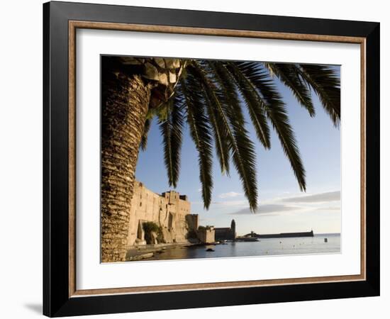 Morning Light, Eglise Notre-Dame-Des-Anges, Collioure, Pyrenees-Orientales, Languedoc, France-Martin Child-Framed Photographic Print