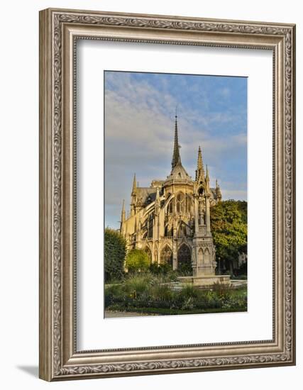Morning light on Cathedral Notre Dame and the Seine River, Paris, France.-Darrell Gulin-Framed Photographic Print