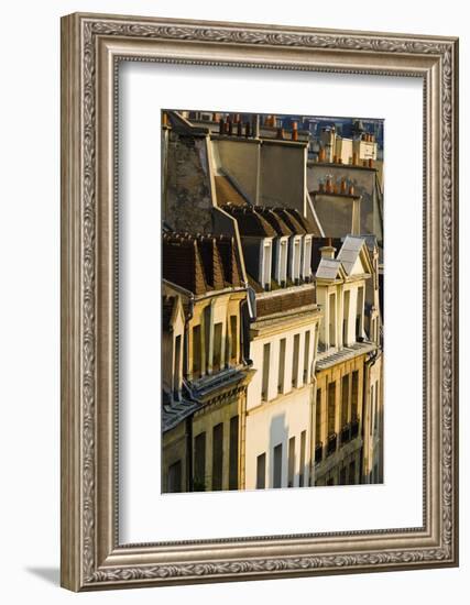 Morning Light on Houses in the Latin Quarter, Paris, France-Russ Bishop-Framed Photographic Print