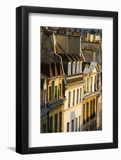 Morning Light on Houses in the Latin Quarter, Paris, France-Russ Bishop-Framed Photographic Print