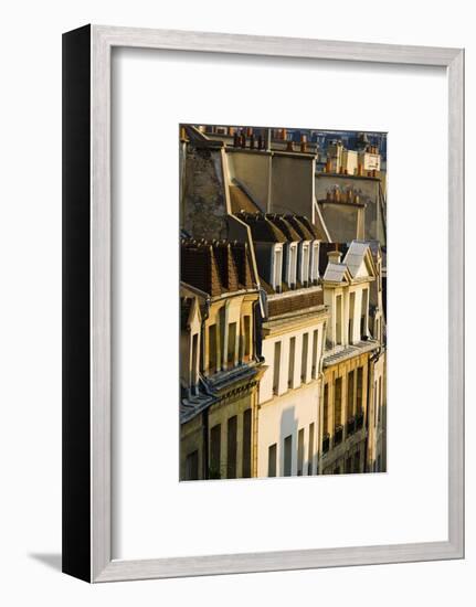 Morning Light on Houses in the Latin Quarter, Paris, France-Russ Bishop-Framed Photographic Print