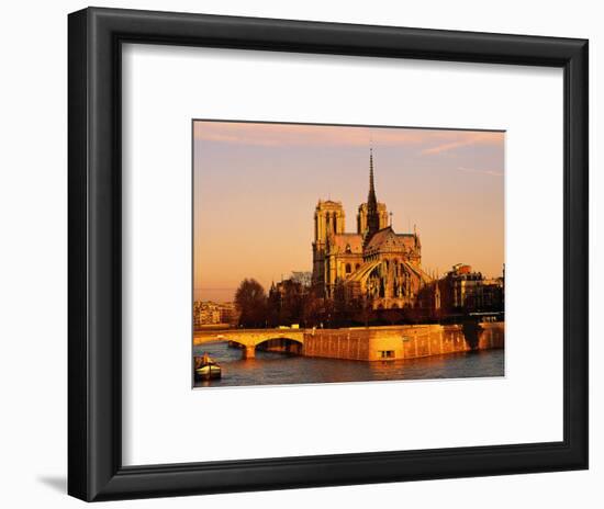 Morning Light on Notre Dame, Paris, France-Walter Bibikow-Framed Photographic Print