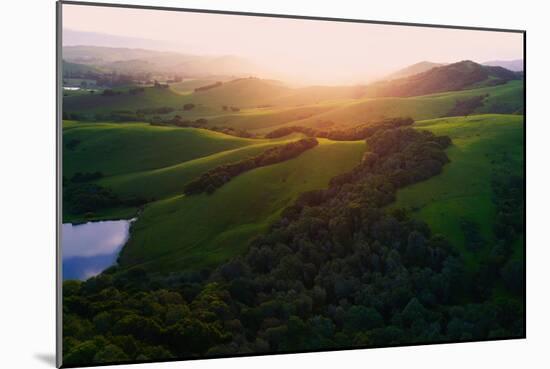 Morning Light & Spring Hills Country View Northern California Petaluma-Vincent James-Mounted Photographic Print