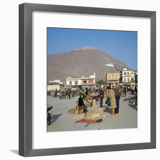 Morning market in Argos, 6th century BC-Unknown-Framed Photographic Print