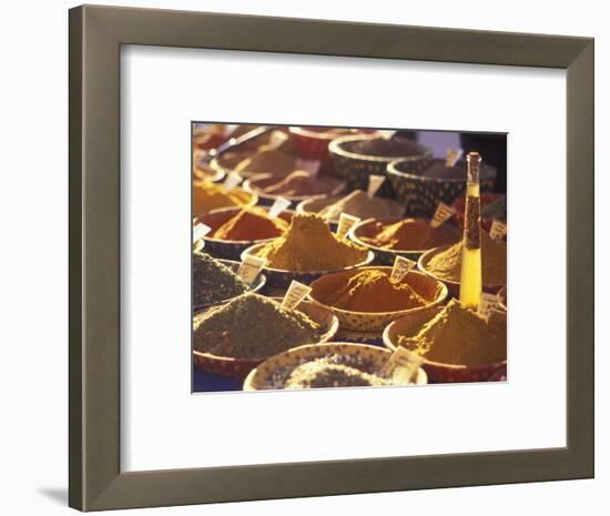 Morning Market Scene in Old Town Nice, France-Connie Ricca-Framed Photographic Print