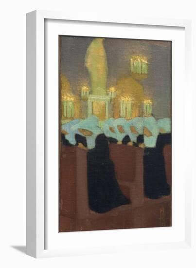 Morning Mass (Nuns in Prayer), 1890-Maurice Denis-Framed Giclee Print