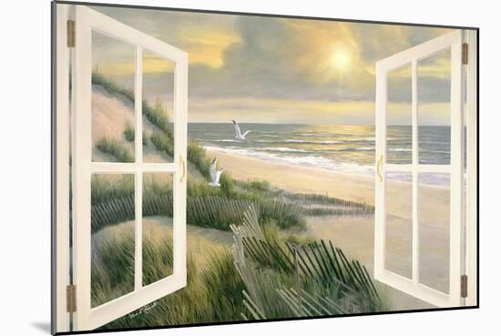 Morning Meditation with Windows-Diane Romanello-Mounted Art Print