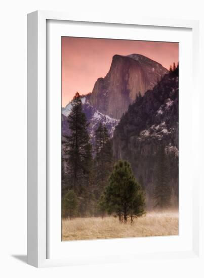 Morning Mist and Half Dome-Vincent James-Framed Premium Photographic Print