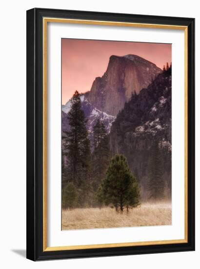 Morning Mist and Half Dome-Vincent James-Framed Premium Photographic Print