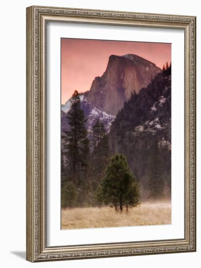 Morning Mist and Half Dome-Vincent James-Framed Photographic Print