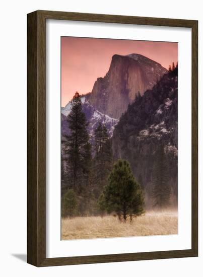 Morning Mist and Half Dome-Vincent James-Framed Photographic Print