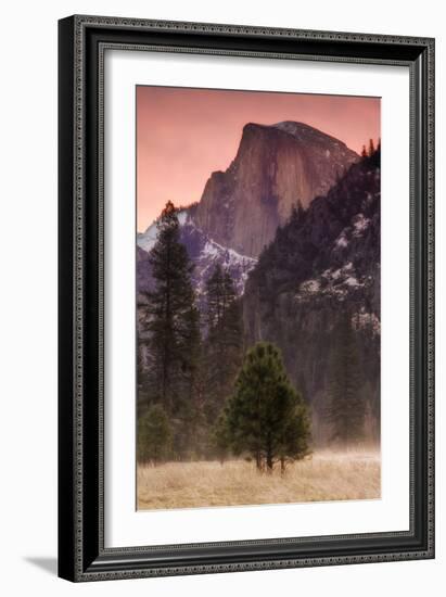 Morning Mist and Half Dome-Vincent James-Framed Photographic Print