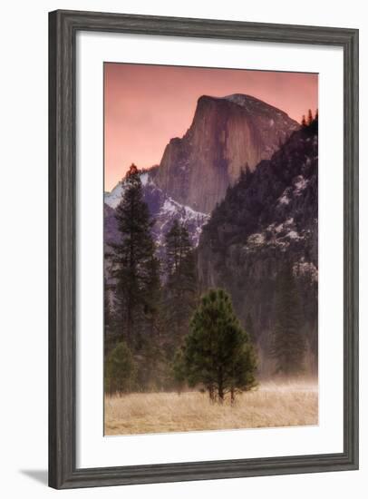 Morning Mist and Half Dome-Vincent James-Framed Photographic Print