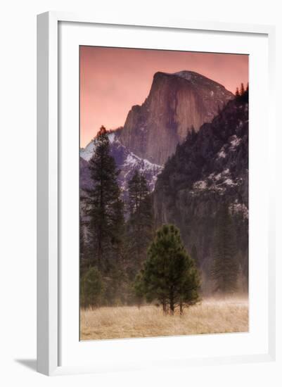 Morning Mist and Half Dome-Vincent James-Framed Photographic Print