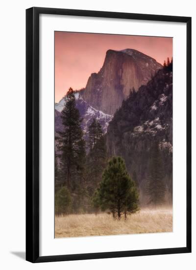 Morning Mist and Half Dome-Vincent James-Framed Photographic Print