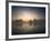 Morning Mist and Sunrise along Wetlands-Hans Strand-Framed Photographic Print